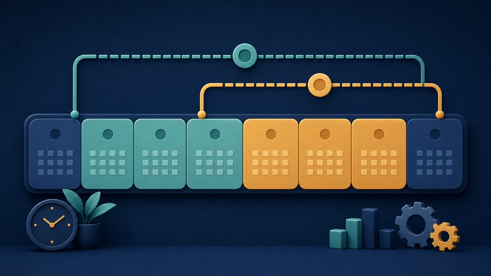 Calendar Week vs Workweek: What Is the Difference? editorial illustration