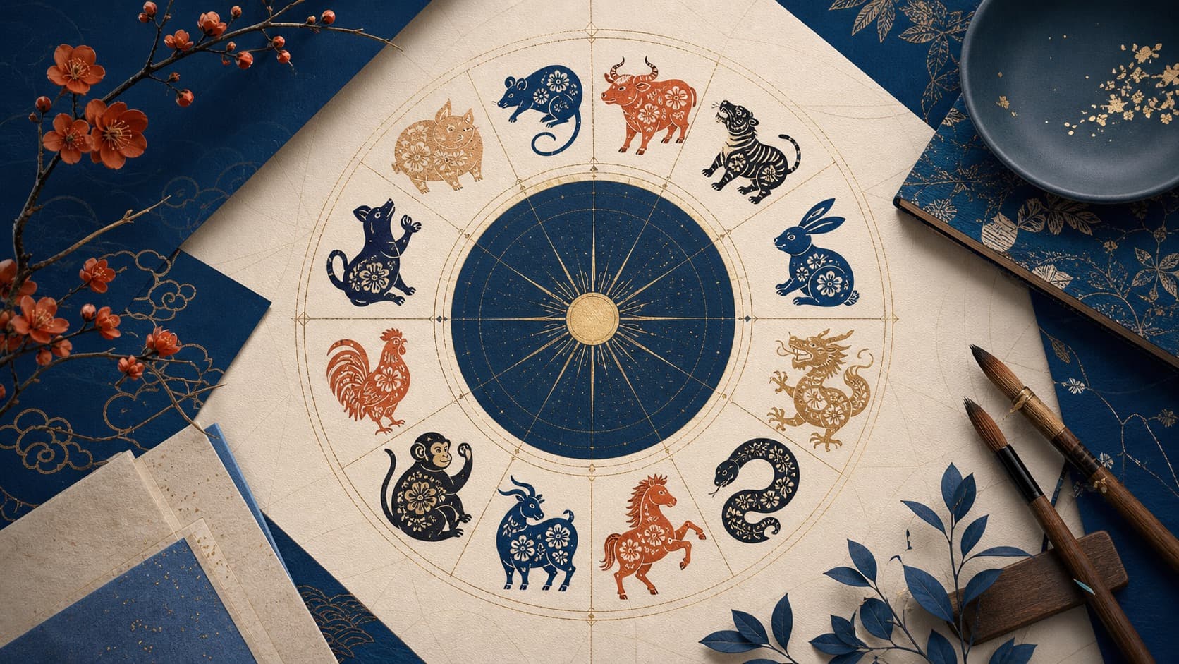 The Chinese Zodiac: A Complete Guide editorial illustration