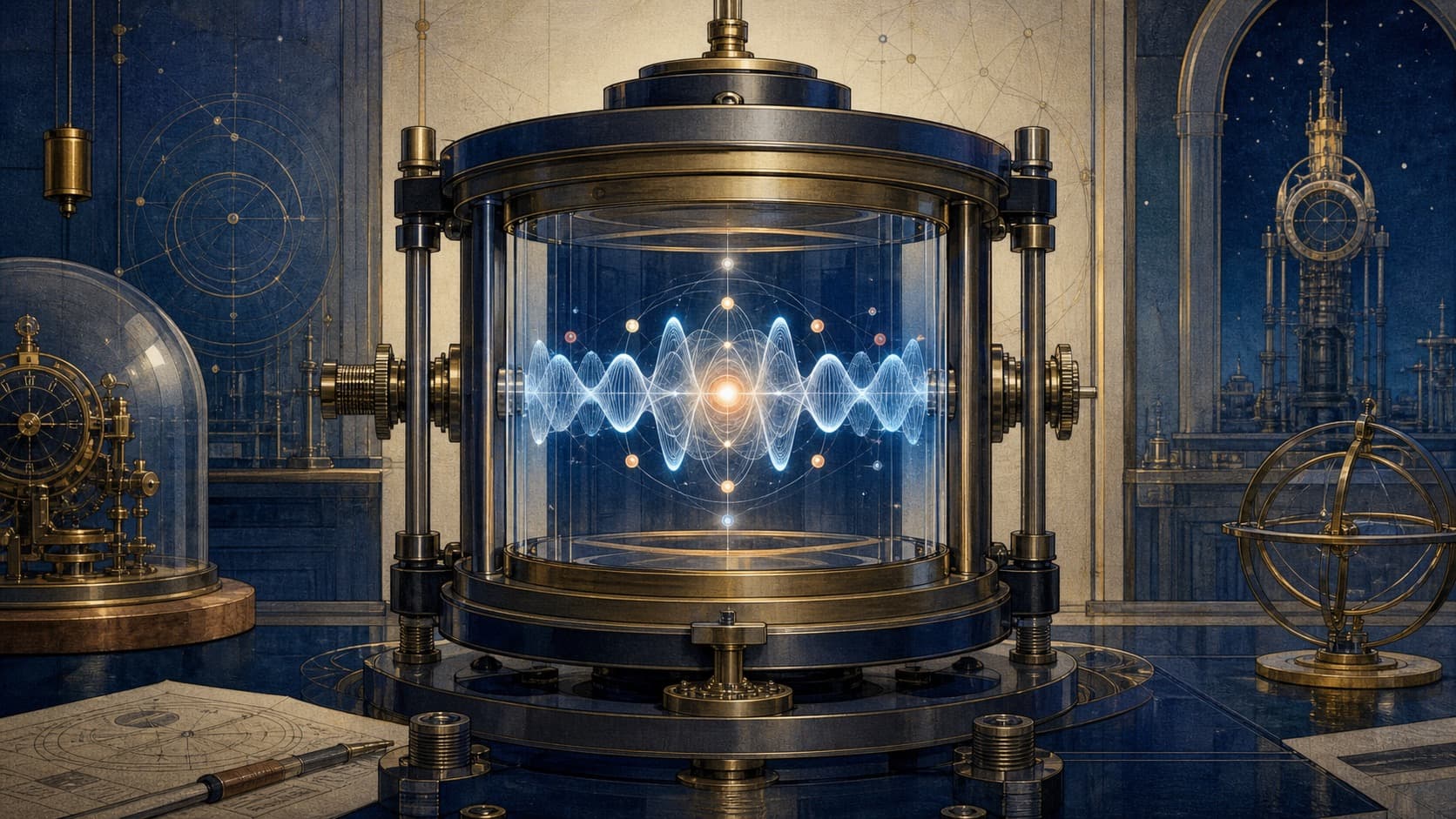 How Atomic Clocks Keep Perfect Time editorial illustration