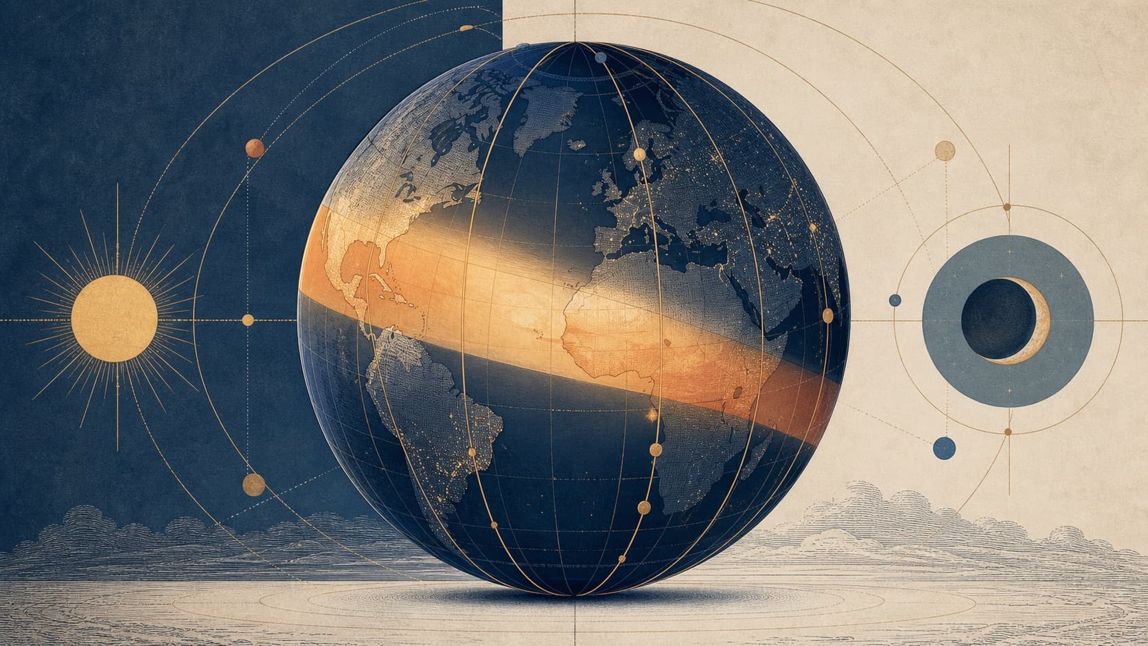 How Time Zones Work: The Complete Guide editorial illustration