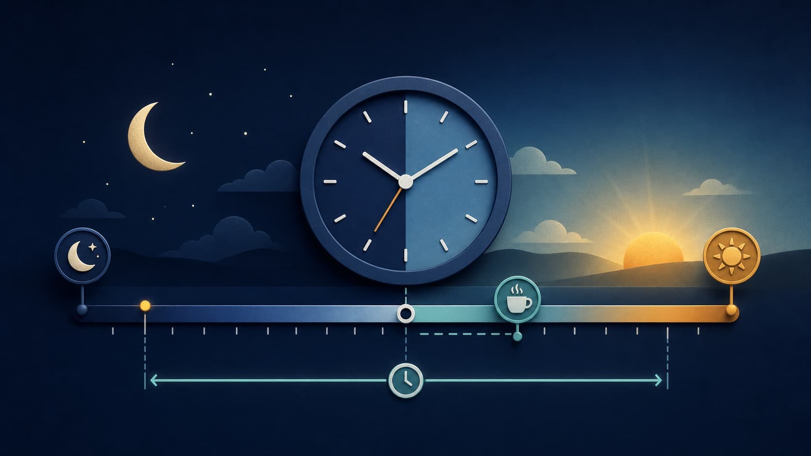 How to Calculate Overnight Shift Hours editorial illustration