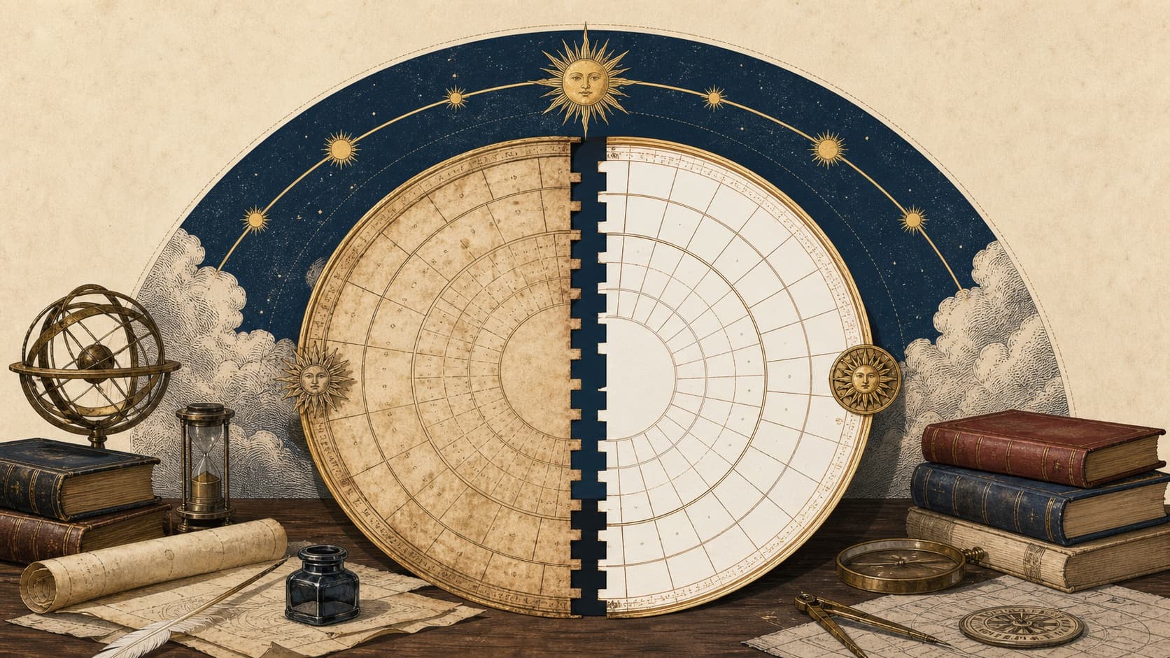 Julian vs Gregorian Calendar: The Difference Explained editorial illustration