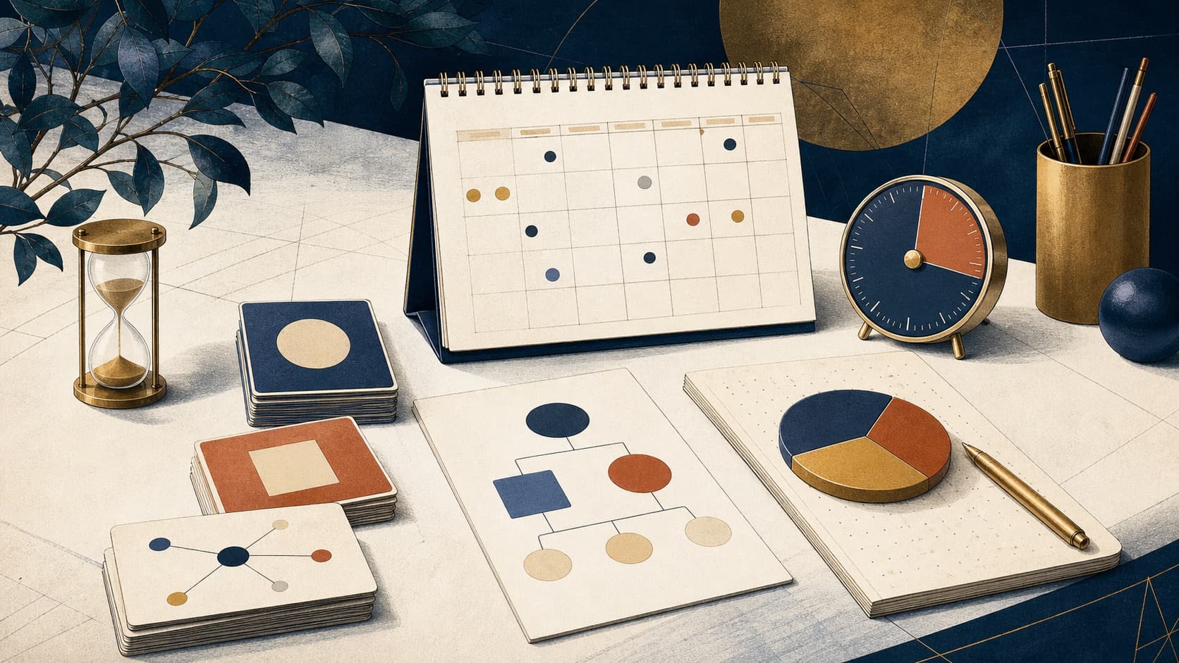 7 Proven Time Management Techniques editorial illustration