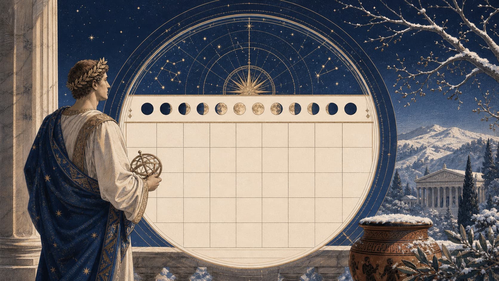 Why Does February Have 28 Days? editorial illustration