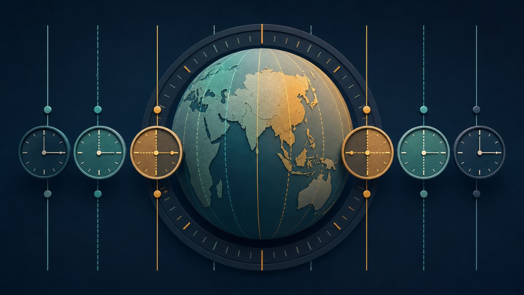 Why Do Some Time Zones Have Half-Hour Offsets? editorial illustration